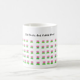 Taza De Café sonrisa suave con un corazón salvaje