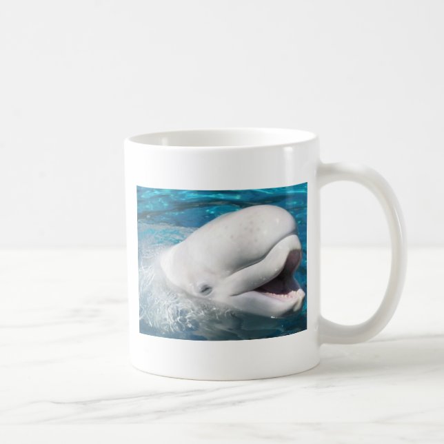 Taza De Café Sonrisas de la beluga (Derecha)
