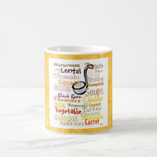 Taza De Café Sopas de graffiti Mug Amarillo