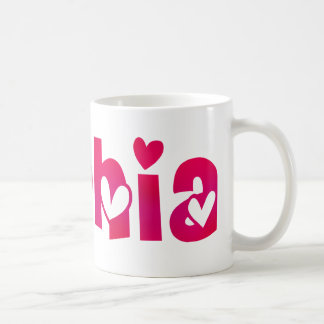 Taza De Café Sophia en los corazones