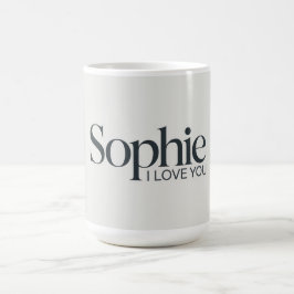 Taza De Café Sophie ILove You