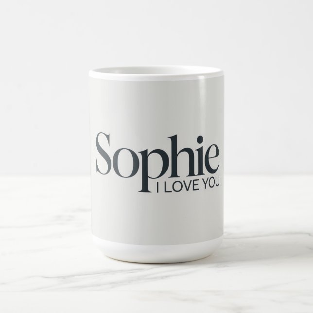 Taza De Café Sophie ILove You (Centro)