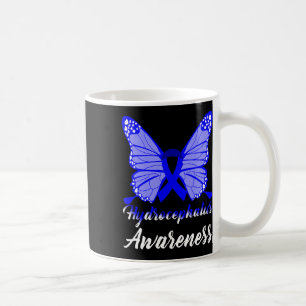 Taza De Café Soporte de cinta azul para mariposa de sensibiliza