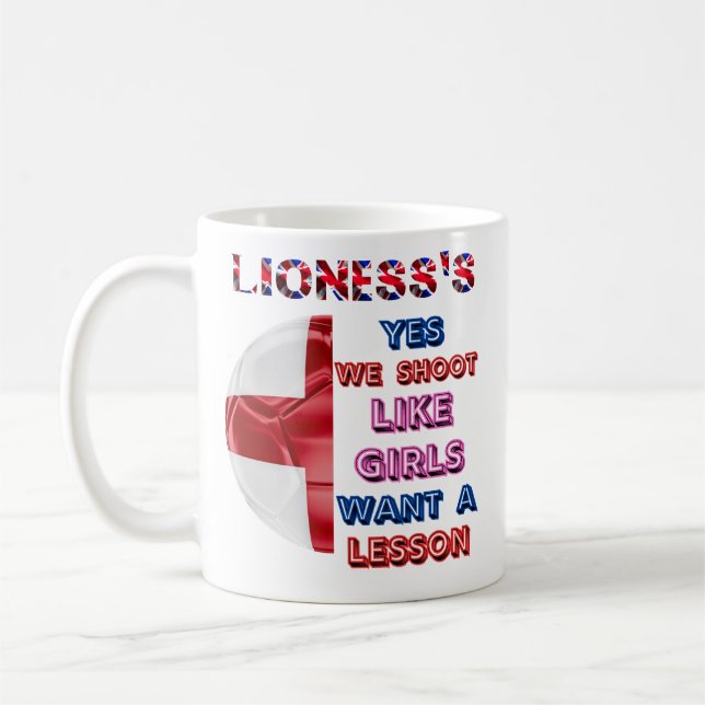 Taza De Café Soporte de diseño de Lioness para el equipo (Izquierda)