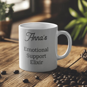 Taza De Café Soporte Emocional Personalizado