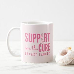 Taza De Café soporte para el cáncer de mama para la cura pink M