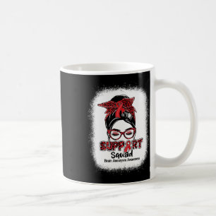 Taza De Café Soporte Pelota Desordenada Lazo Burgundy Aneurisma