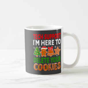 Taza De Café Soporte técnico aquí para eliminar cookies Navidad
