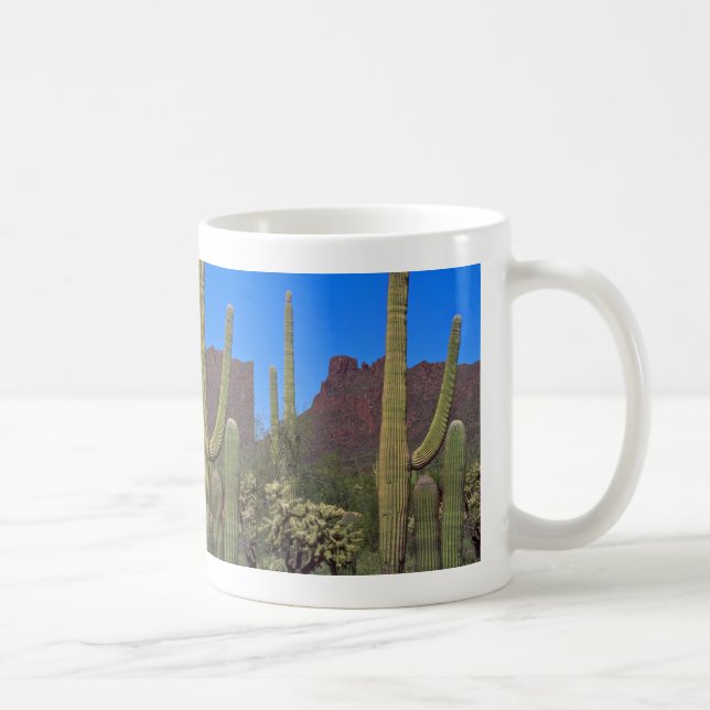 Taza De Café Soportes del Saguaro (Derecha)