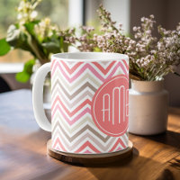 Sorbet Chevrons con triples monogramas