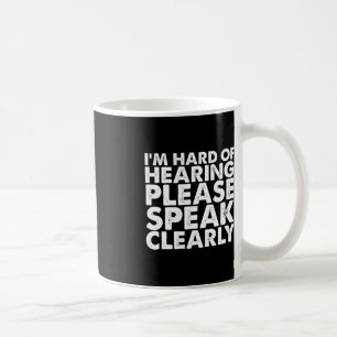 Taza De Café Sordo Hipoacúsico con discapacidad auditiva ASL Le