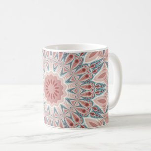 Taza De Café Sorprendente arte fractal moderno Kaleidoscope Man
