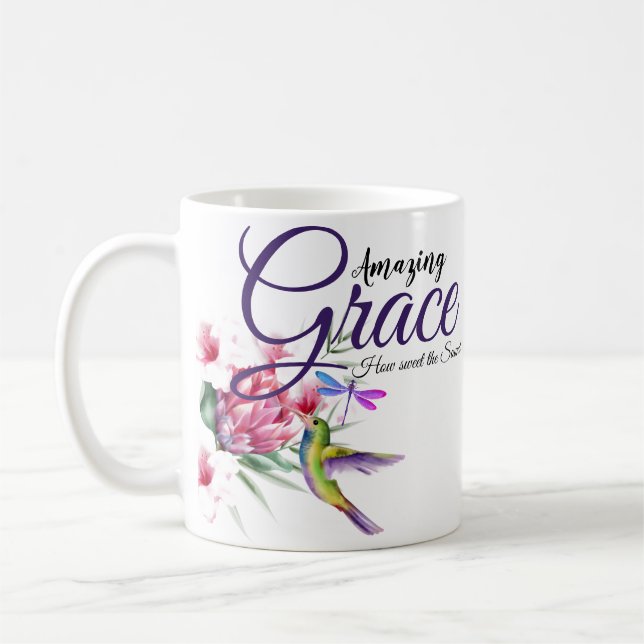 Taza De Café Sorprendente gracia ave tropical (Izquierda)
