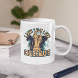 Taza De Café Sorprendentes piezas de ajedrez de jaque mate