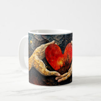 Taza De Café Sosténganse en mi corazón