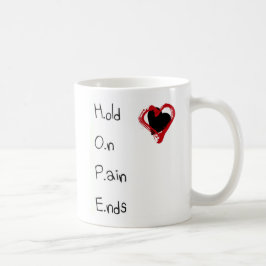 Taza De Café Sosténgase en extremos del dolor
