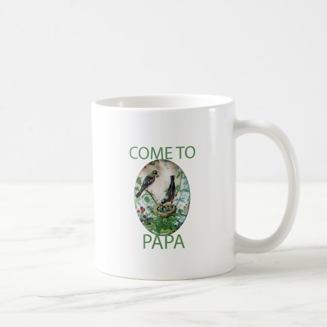 Taza De Café Sosteniendo la bandada: capturando la crianza de l (Derecha)