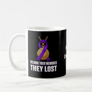 Taza De Café Sosteniendo Sus Memorias Ellos Perdieron Cinta Mor