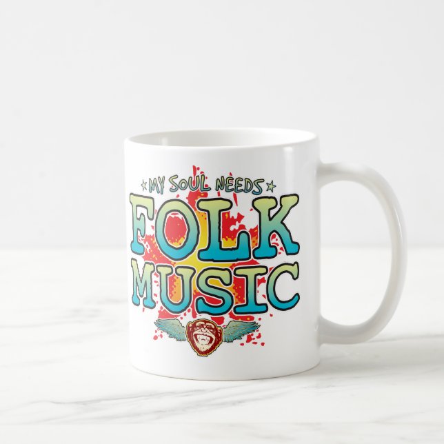 Taza De Café Soul Mug, música folclórica (Derecha)