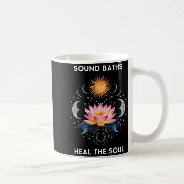 Taza De Café Sound Baths Heal The Soul Wellness New Age Sritual (Derecha)