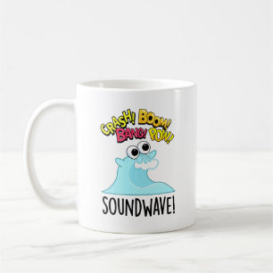 Taza De Café Sound Wave Funny Ocean Pun