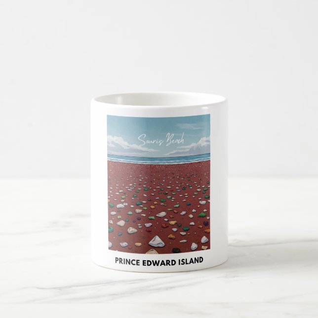 Taza De Café Souris Beach Seaglass Mug (Centro)
