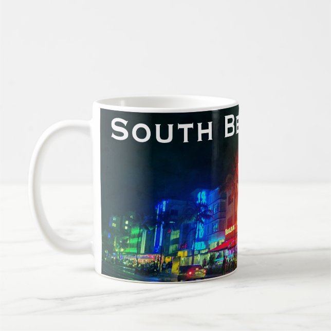 Taza De Café South Beach, Miami, Florida Art Deco (Izquierda)