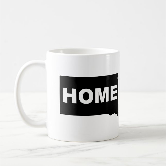 Taza De Café South Dakota Home Away de State Mug Travel Mug (Izquierda)