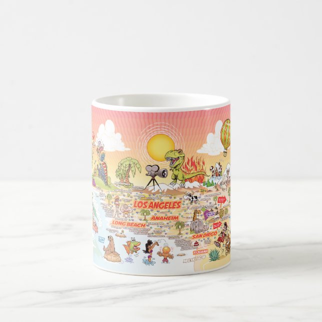 Taza De Café Southern California 11oz Mug (Centro)