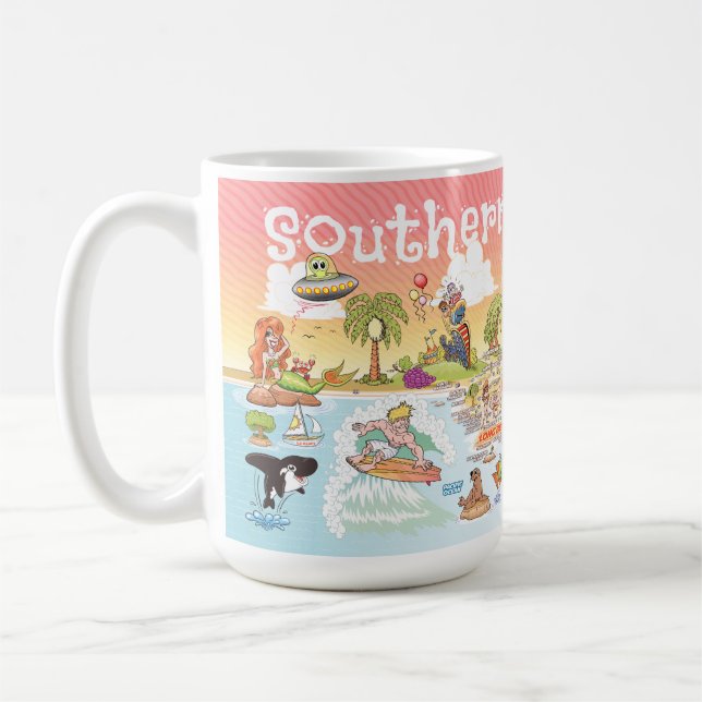 Taza De Café Southern California Mug (Izquierda)