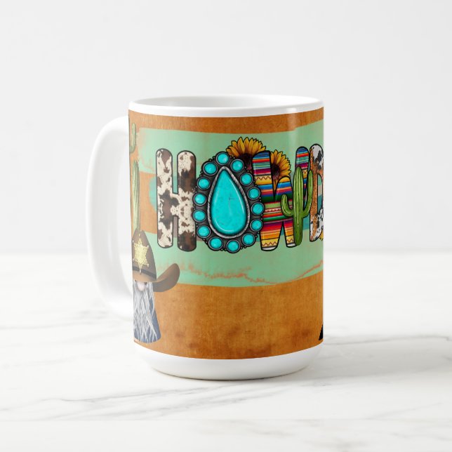 Taza De Café Southwest Howdy (Anverso izquierdo)