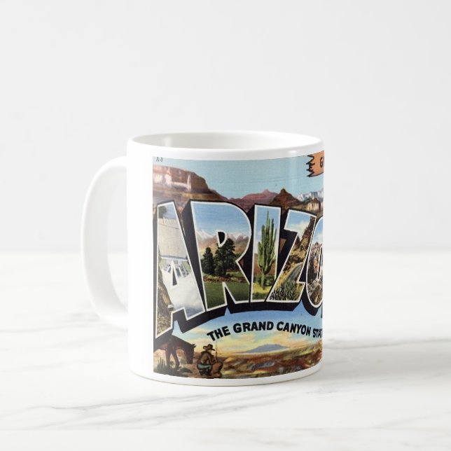Taza De Café Souvenir Arizona Coffee Mug (Anverso izquierdo)