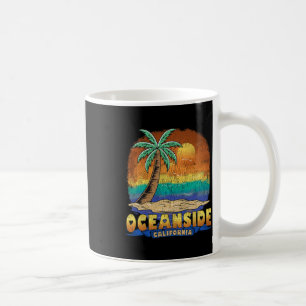 Taza De Café Souvenir con problemas de vintage de Oceanside Cal