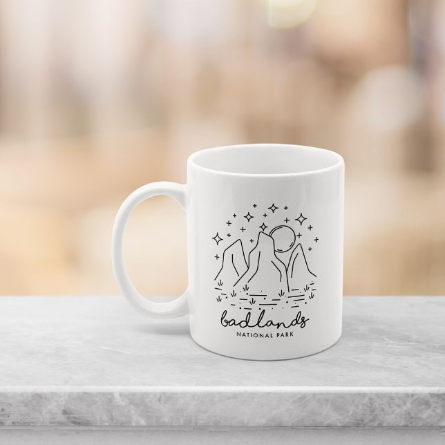 Taza De Café Souvenir del parque nacional de Guay Badlands (Subido por el creador)