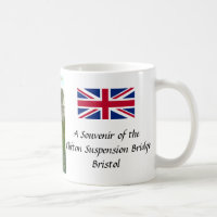 Souvenir Mug - Puente de suspensión Clifton, Brist