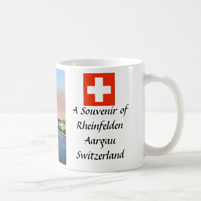 Taza De Café Souvenir Mug - Rheinfelden, Aargau, Suiza (Derecha)