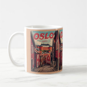 Taza De Café souvenirs y regalos antiguos de Oslo en Noruega