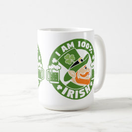 Taza De Café Soy 100% irlandés