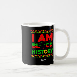 Taza De Café Soy afrocéntrica historia negra afroamericana