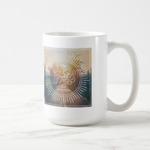 Taza De Café Soy agradecido para la aventura