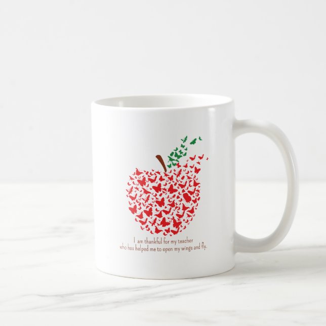 Taza De Café Soy agradecido para mi profesor (Derecha)