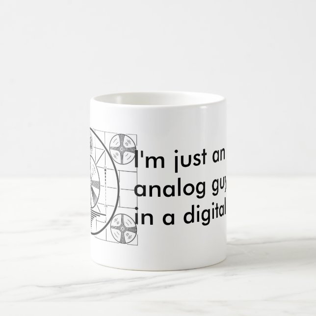 Taza De Café Soy apenas un individuo análogo en un mundo (Centro)