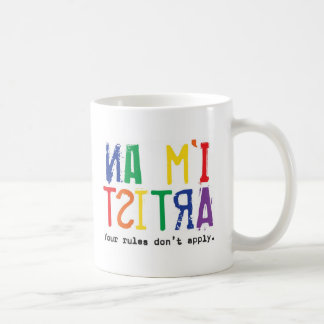 Taza De Café Soy artista (la taza)