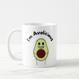 Taza De Café Soy Avolicious - Funny Fruit Pun
