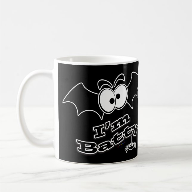 Taza De Café Soy Batty Crazy Eyes (Izquierda)