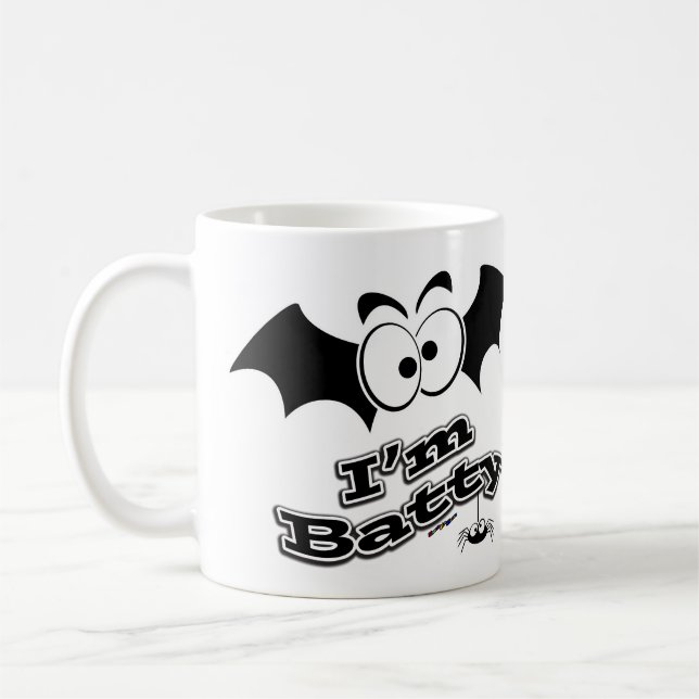 Taza De Café Soy Batty Crazy Eyes (Izquierda)