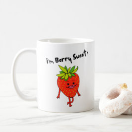 Taza De Café ¡Soy Berry Sweet! - Funny Fruit Pun
