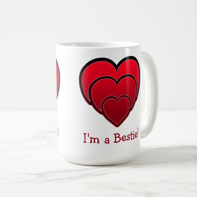 Taza De Café ¡Soy Bestie! Galentina (Anverso derecho)