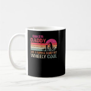 Taza De Café Soy Biker Daddy Fathers Day Wheely Cooler biciclet