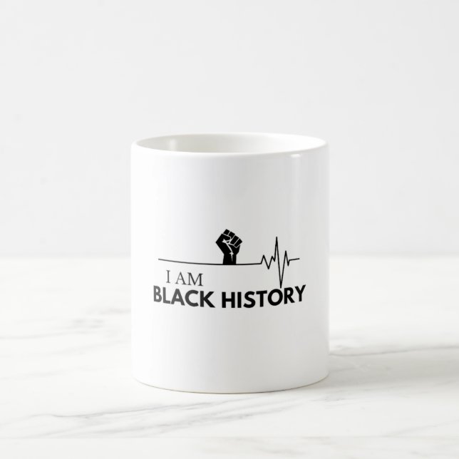 Taza De Café Soy Black History Mug (Centro)